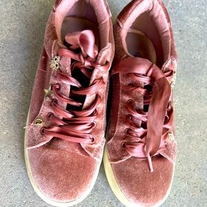 Velvet sneakers